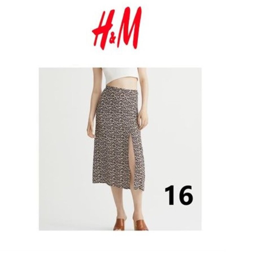 Sexy Summer Calf Length Front Slit, lightweight Midi Skirt